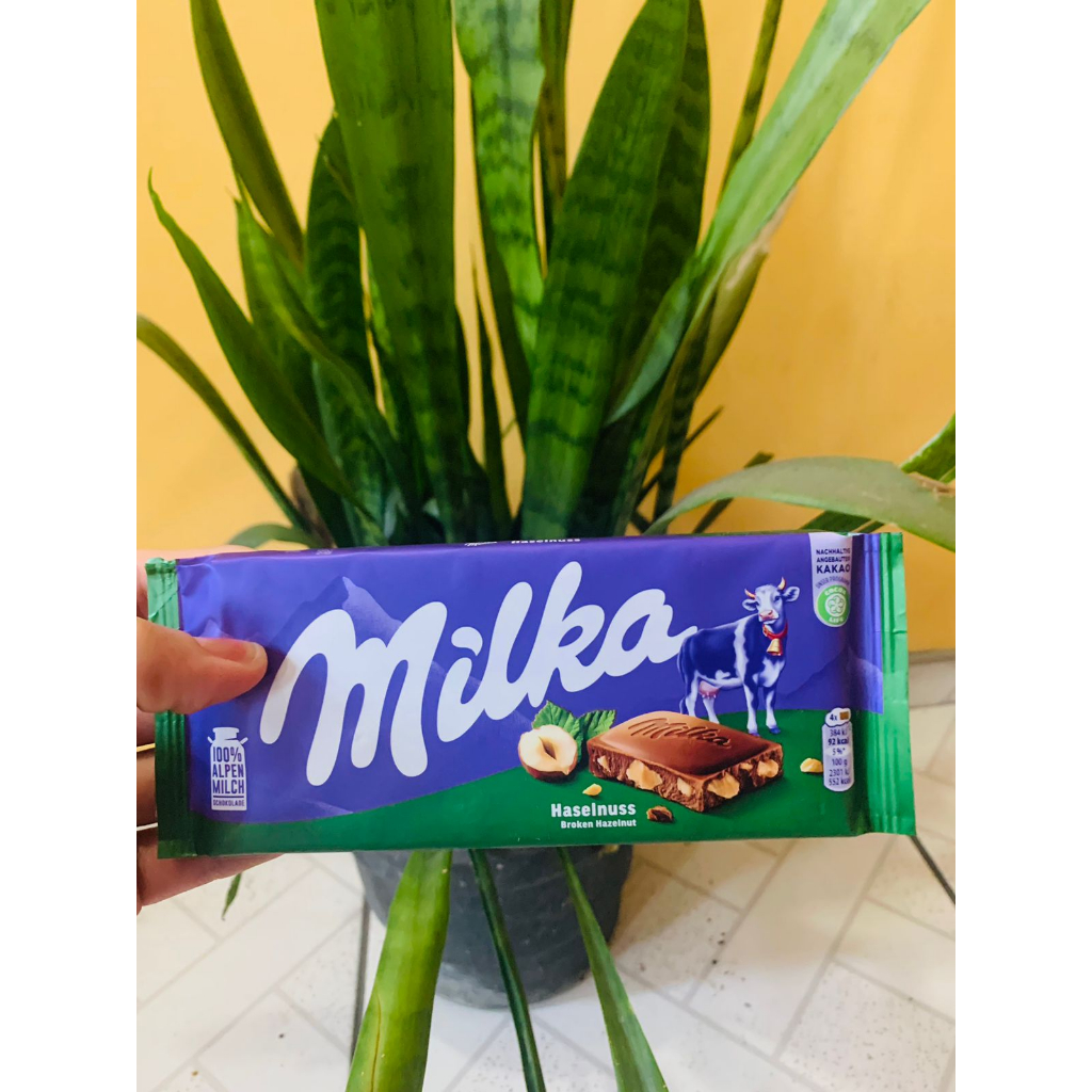 Milka Barra de Chocolate Broken Hazelnuts 100g