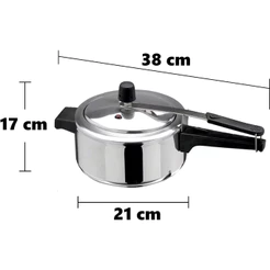 PANELA DE PRESSÃO PRESAO POLIDA 3 LITROS COM SELO INMETRO + ENVIO RÁPIDO