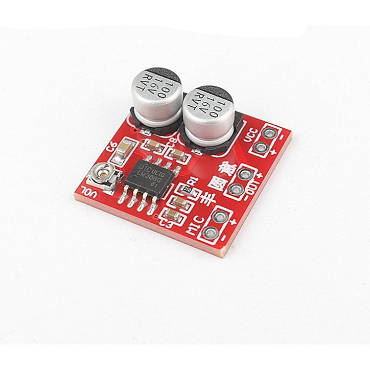 LM386 mini Amplificador para microfone de eletreto lm386M