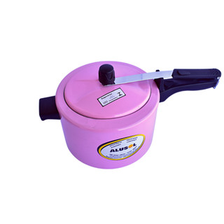 Panela de Pressão em Alumínio Rosa Alusol Original Cozinha