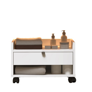 Gabinete Organizador de Banheiro 1 Gaveta Nicho Prisma