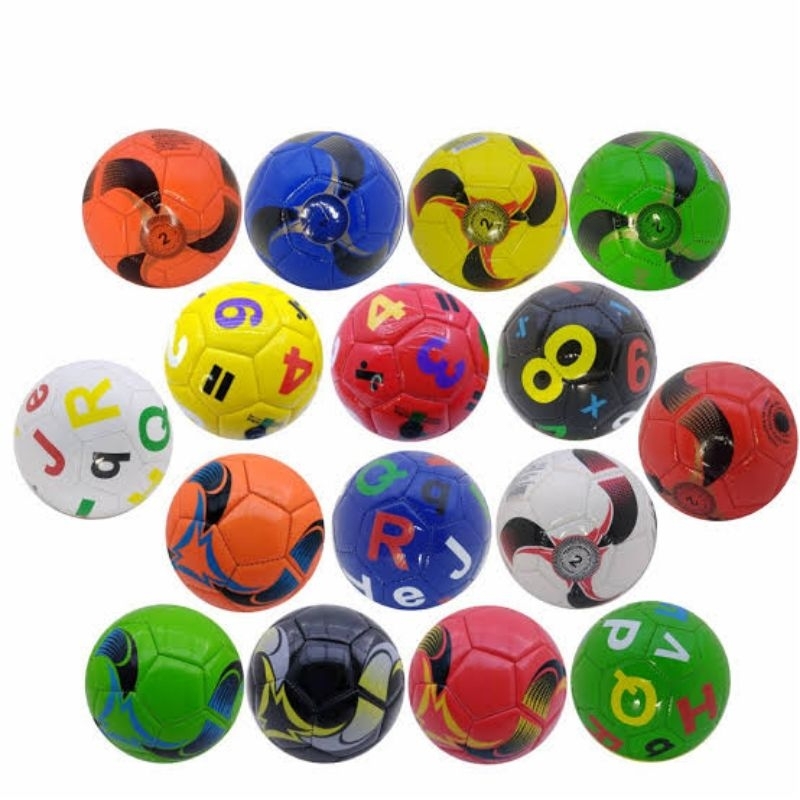5 Bola de Futebol Tamanho 2 Oficial Capotão Infantil Recreação Esporte Campo Gol