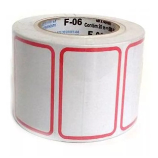 Etiqueta Adesiva Branca Grande Rolo Etiquetas 60x40mm em Oferta na Shopee