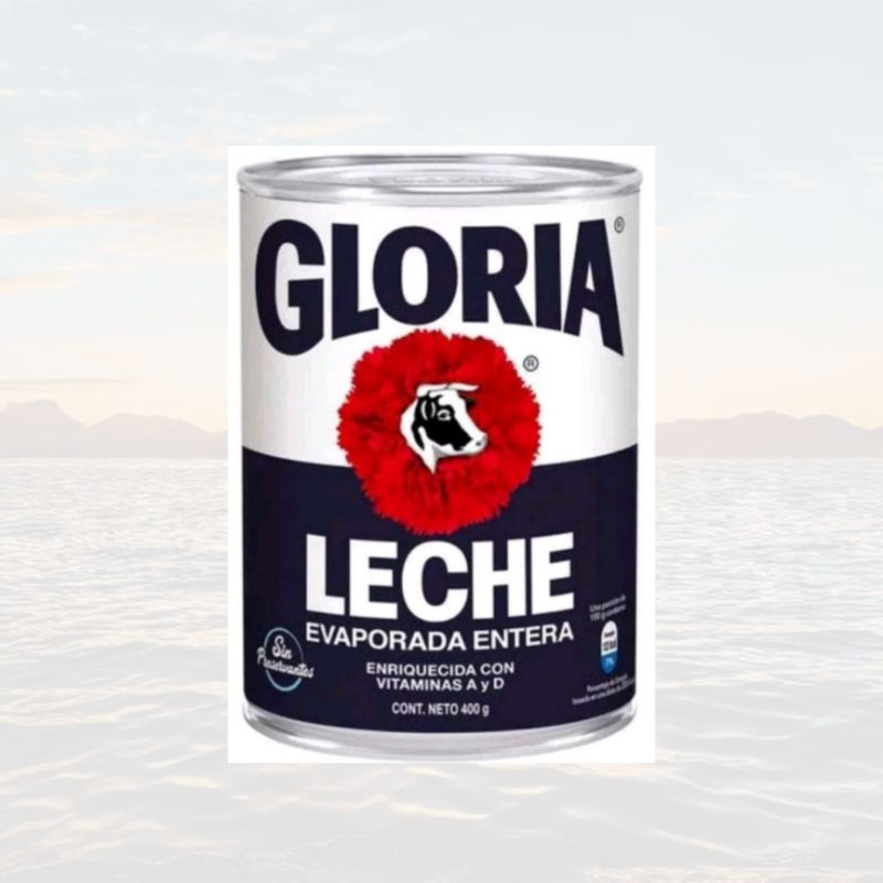 Leite evaporada Glória 400g 3 unidades produto peruano importado