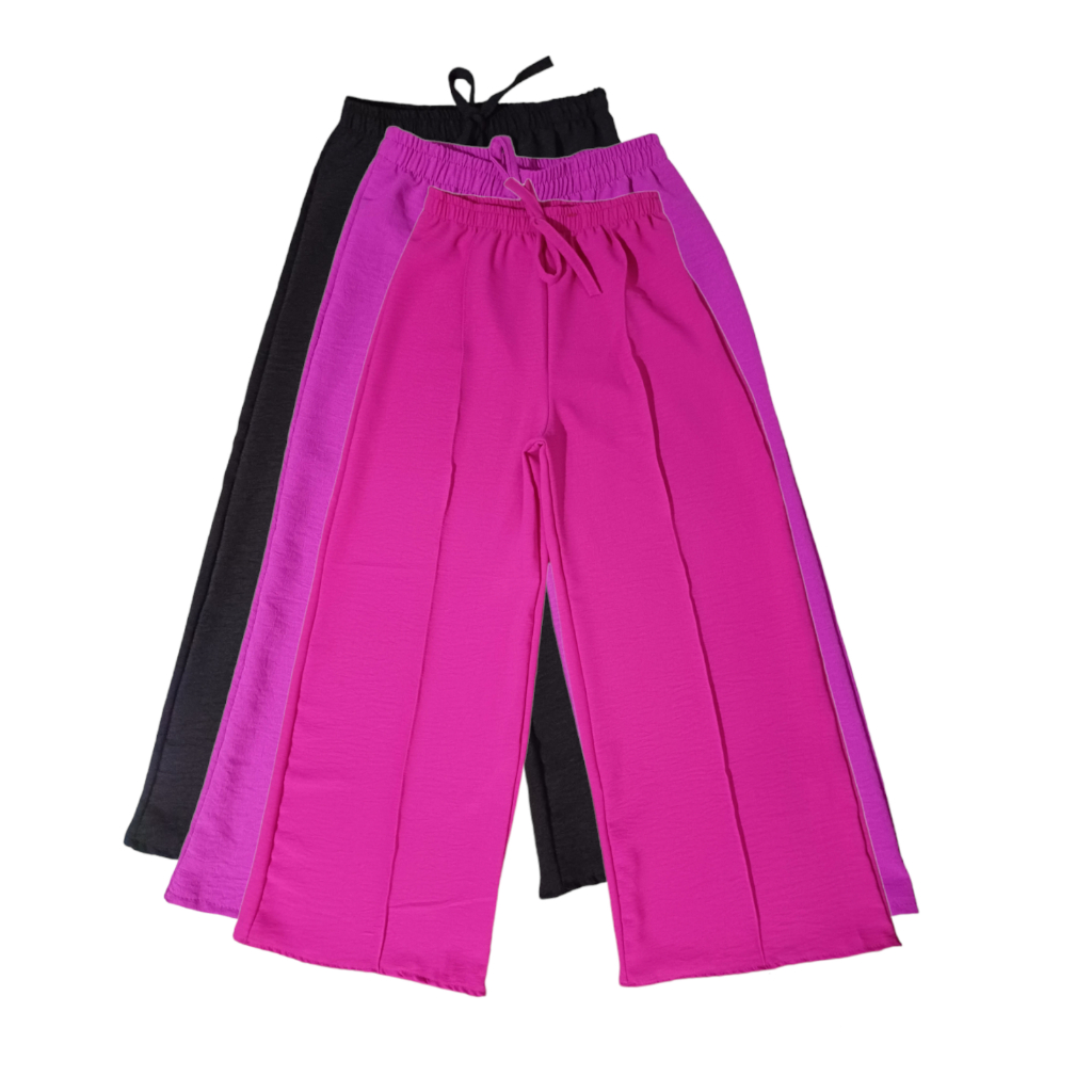 Calça Pantalona Menina Juvenil Feminina Moda Blogueira Luxo em Oferta na Shopee