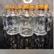 VIDRO PENICILINA 50ML TAMPA ROLHA 20 UNIDADES R13