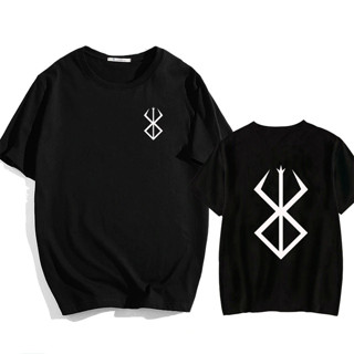 Camiseta Slim Anime Berserk Manga Sacrifice Simbolo