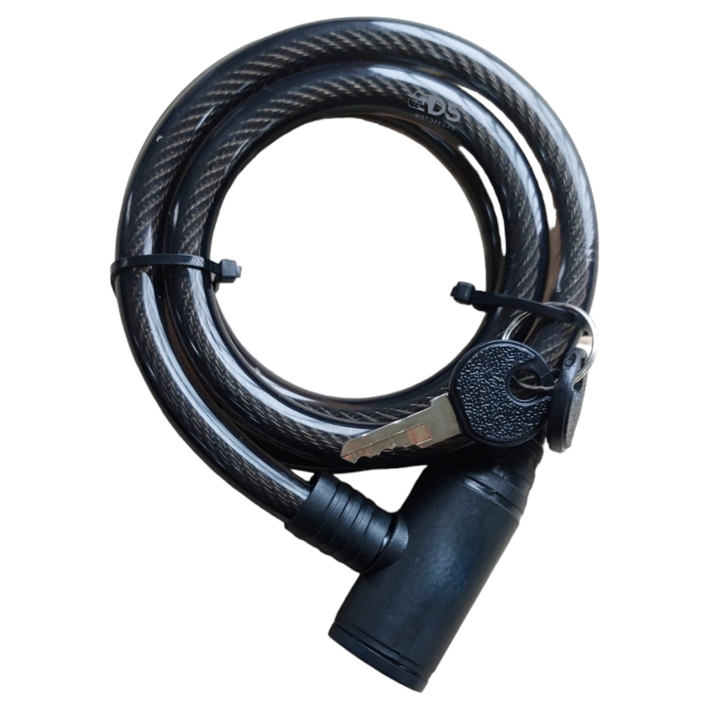 Trava Cadeado Capacete Bicicleta Moto Anti Furto C/ Suporte NT