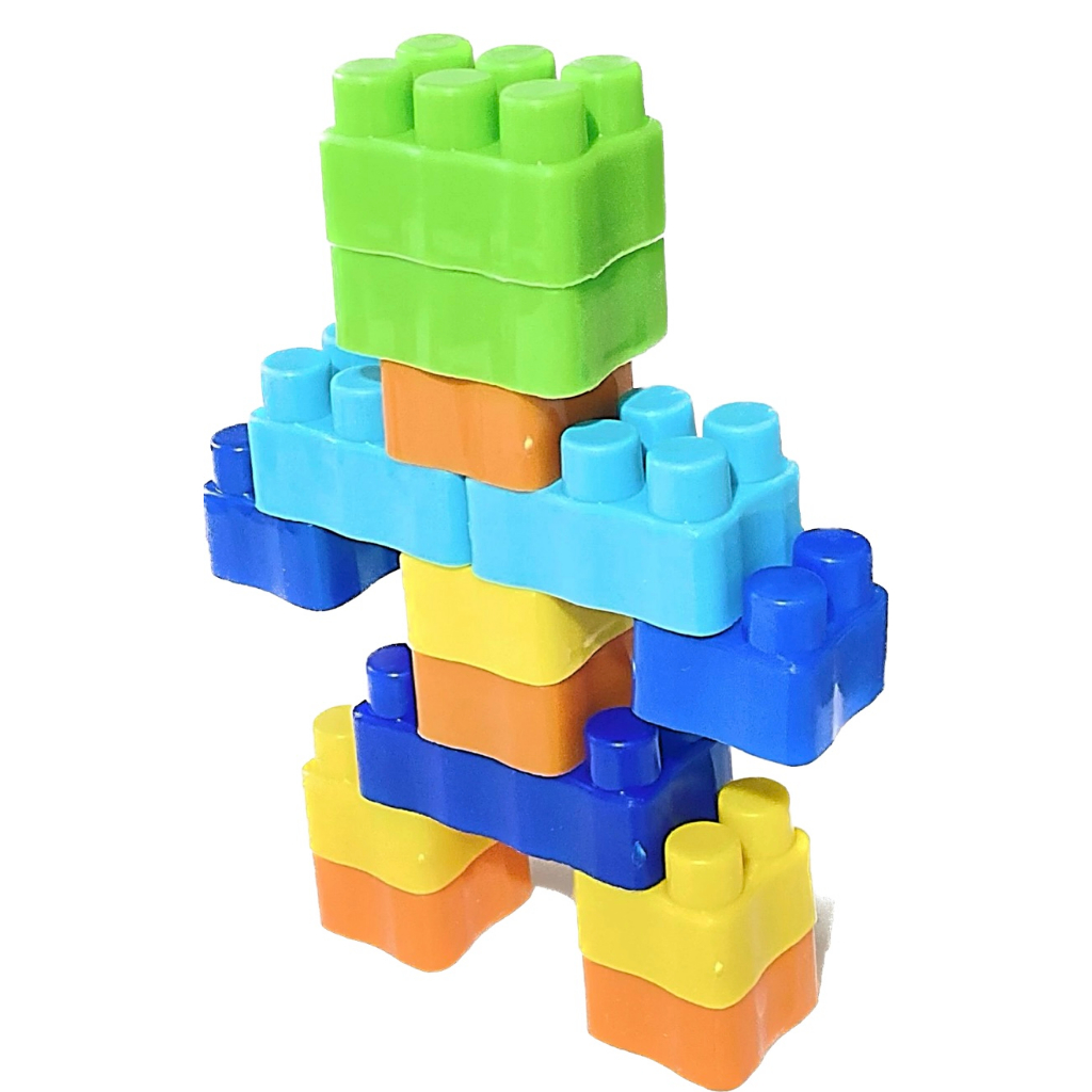 1000 peças de blocos de construção para sua criança se divertir e usar a imaginação + rodinhas em Oferta na Shopee