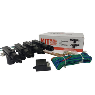 Kit trava Elétrica Universal 4 Portas Automotiva Dupla Função em Oferta na Shopee