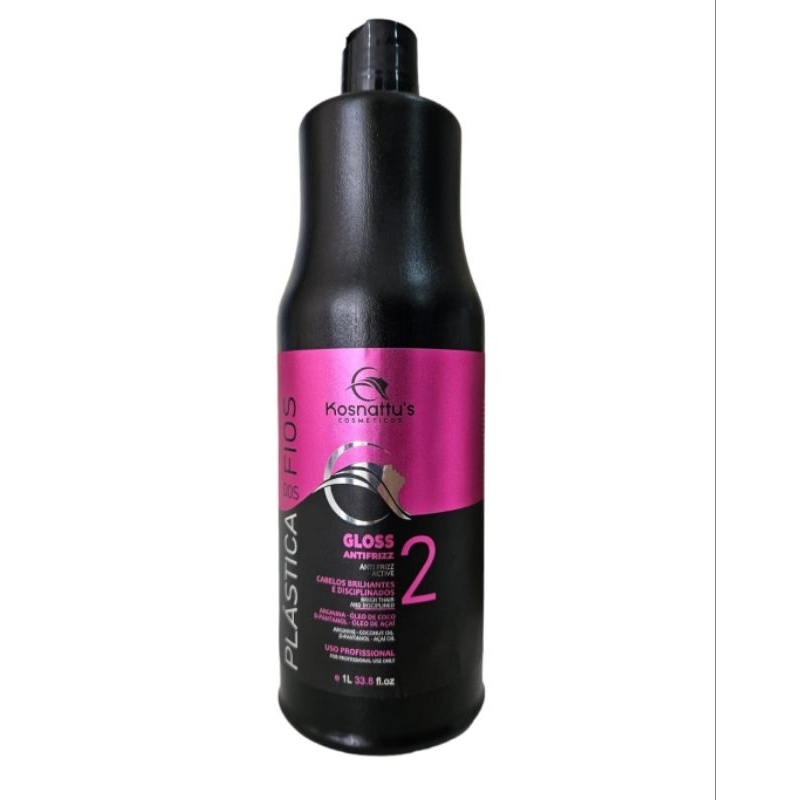 Plastica dos Fios Rosa 1100ML (Passo 2) Kosnattu's