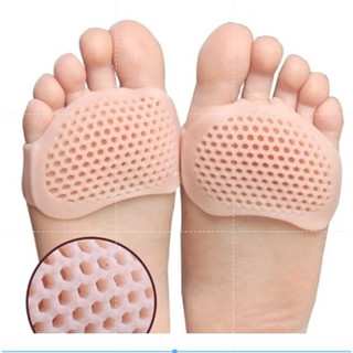 Par Palmilha e Meia Ortopédica Gel Silicone Esporão Macio