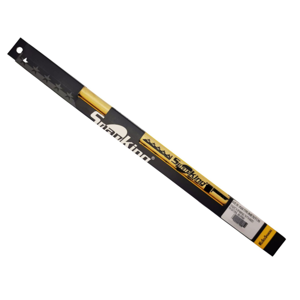 Baqueta Spanking - NATURAL IMPACT LONGA - Par em Oferta na Shopee