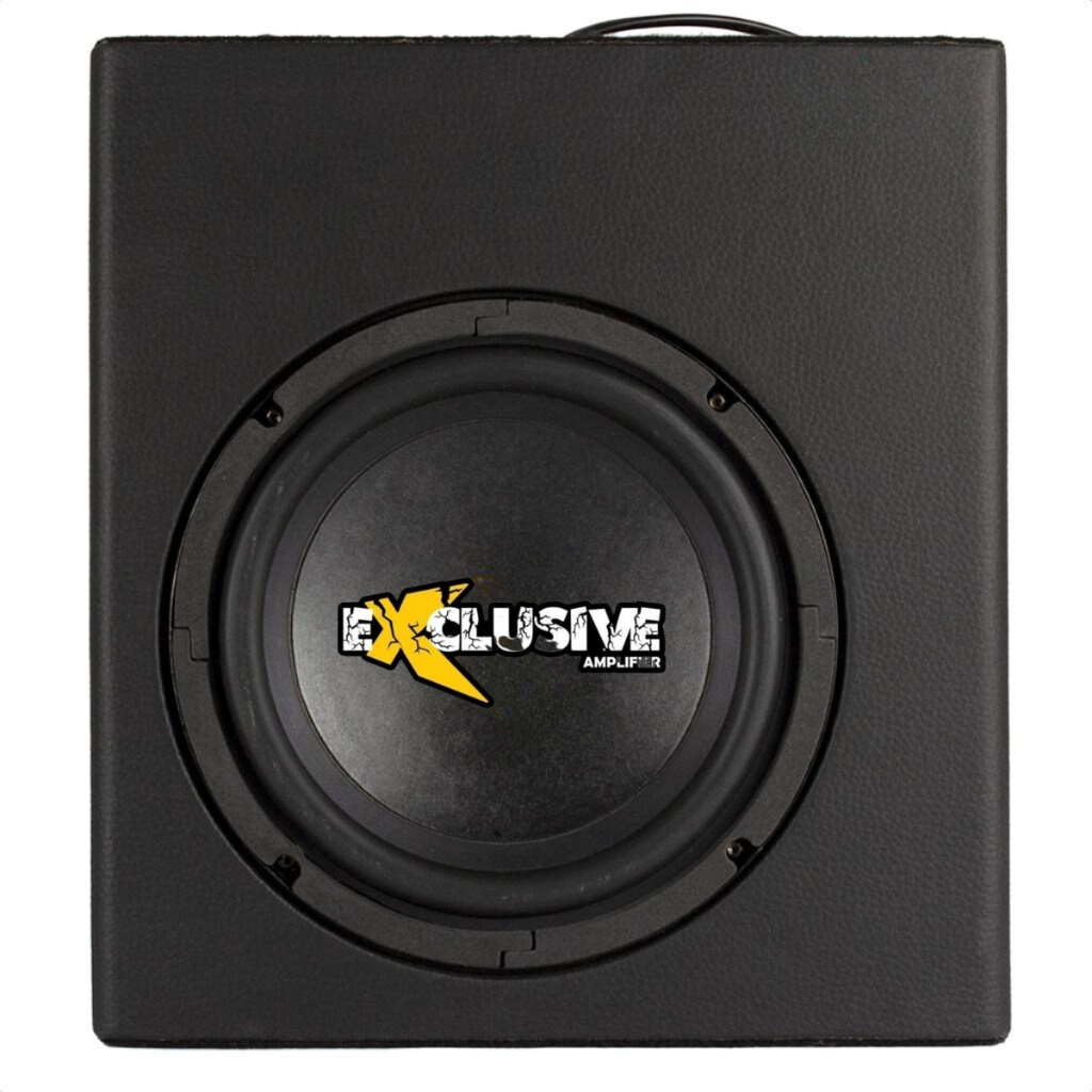Caixa de Som Exclusive Subwoofer XC200 Mini Slim Lite 08 Polegadas 200W RMS