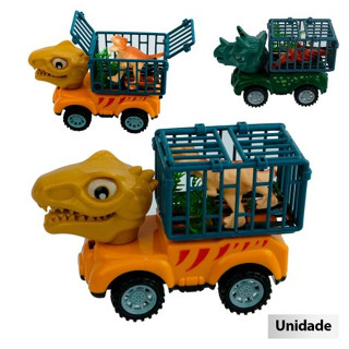 Caminhão de Fricção Dinossauro Gaiola Sortidos