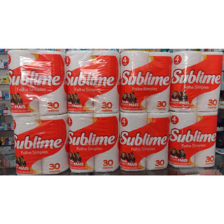 -KIT PAPEL HIGIENICO SUBLIME 30 METROS COM 72 UNIDADES $ 84,99-