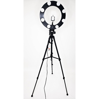 Ring Light 08 Soquetes 2em1 + Tripé + suporte p/ celular em Oferta na Shopee