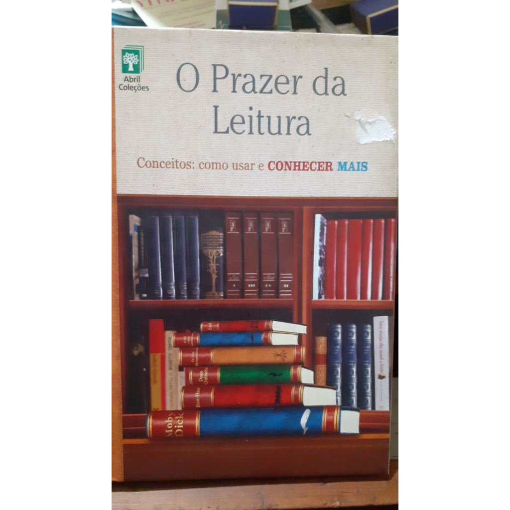 LIVRO- O PRAZER DA LEITURA- CONHECER MAIS- 2012- RARO