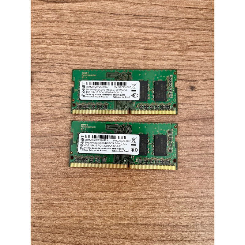 Memória Ram Ddr4 De 4gb 1rx16 Pc4 3200AA