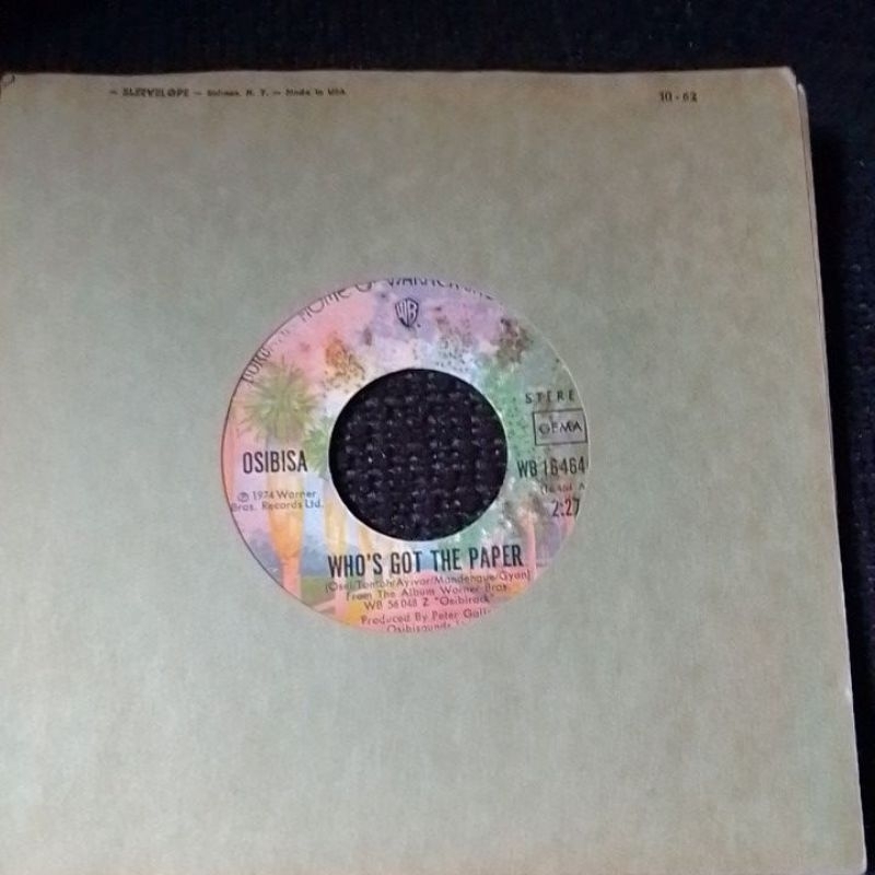 compacto vinil - osibisa  whos got the paper importado/ samba rock