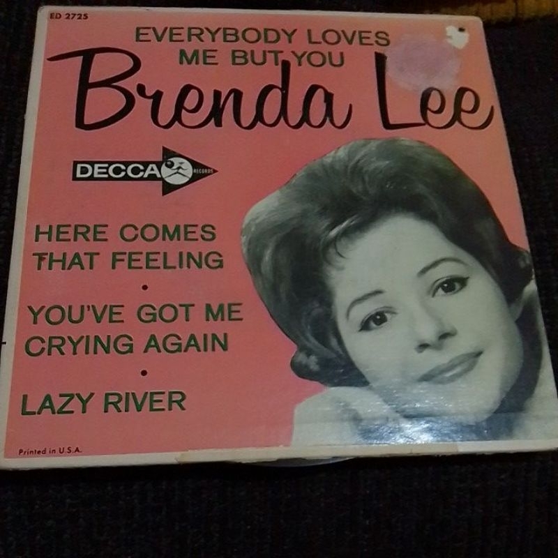 compacto vinil - brenda  lee duplo importado raro  / samba rock
