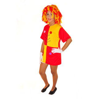 Fantasia Boneca De Pano Emilia com peruca - Adulta em Oferta na Shopee