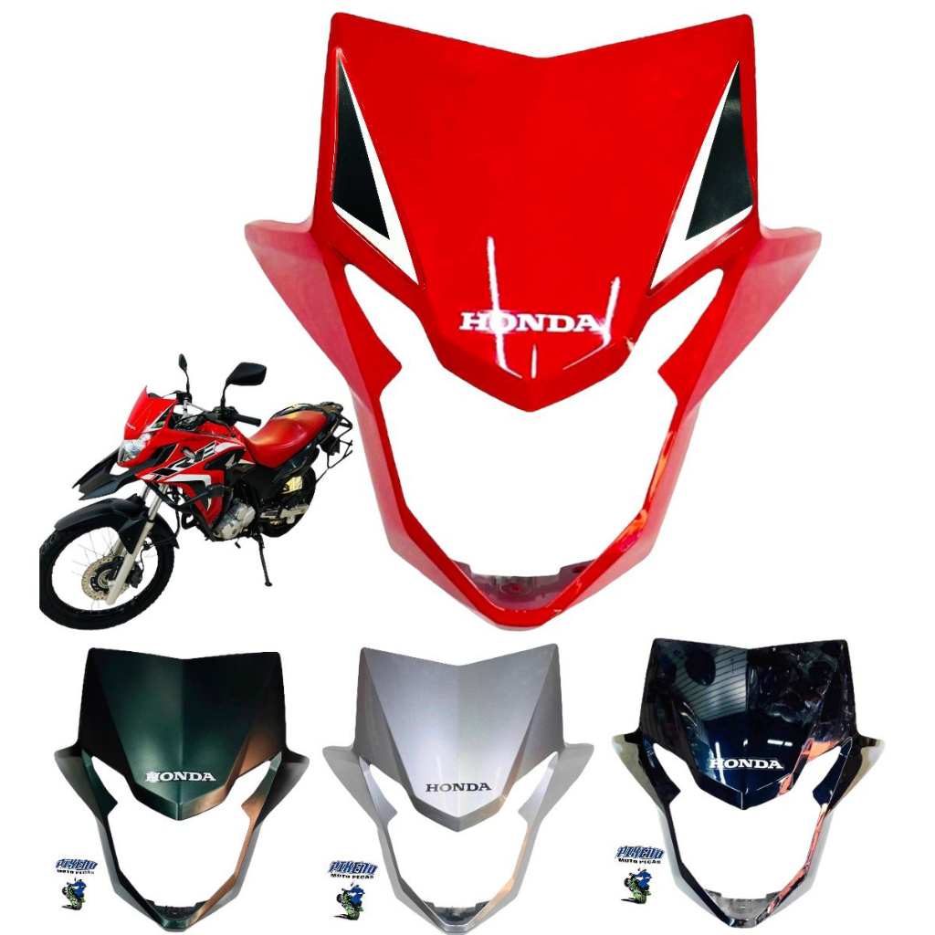 Carenagem frontal do farol xre 300 2019 em diante cores na variaçao em Oferta na Shopee