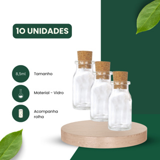 Frascos Vidro Penicilina 8,5ml Kit com 10 Para Lembrancinha em Oferta na Shopee