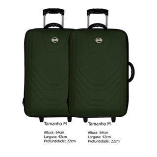 Conjunto de DUAS Malas Village MEDIANAS-Viagem M+M