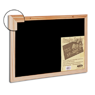 Quadro Negro Moldura Em Madeira Blackboard 60x80 Cm Lousa em Oferta na Shopee
