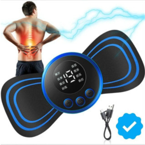 MINI Massageador Elétrico Portátil Cervical EMS Alivia Dores Corpo Pescoço — imagem 2 de 2
