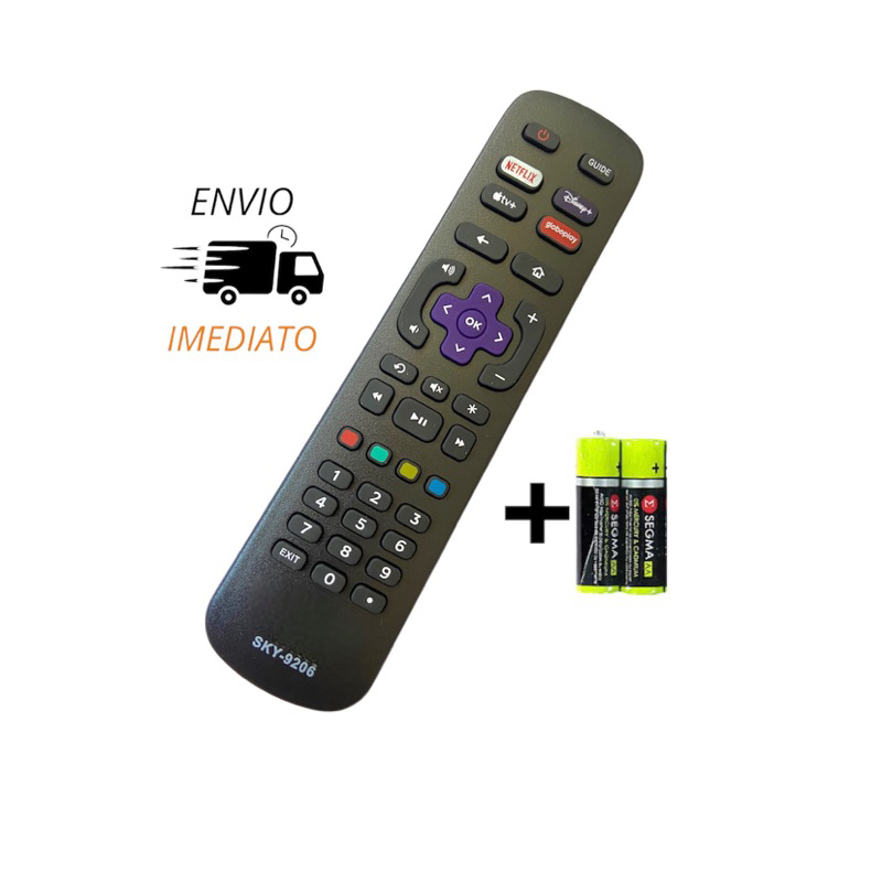 controle remoto para Philco roku smart tv 4k TV PTV50RCG70BL 4K LED V.A - TV PTV42G52RCF LED BIV V.B - TV PTV42G52RCF LED BIV V.A - TV PTV32RCG70BLH LED - TV PTV32G70RCH HD DLED V.A PTV32RCG70BLH, PTV42G52RCF, PTV50RCG70BL, PTV58G70RCBL