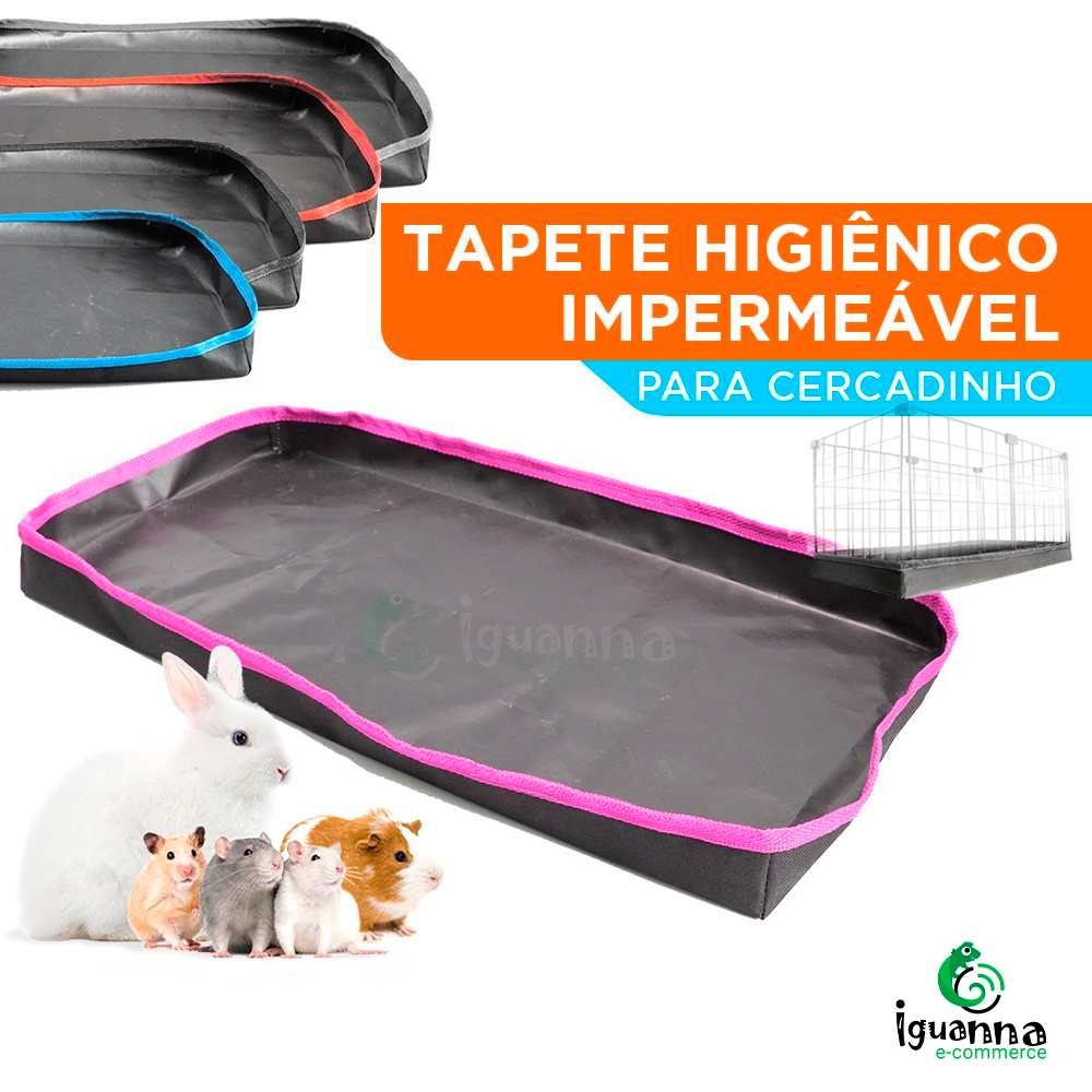 Tapete Higiênico Bandeja Higiênica de Nylon Forração para Cercado Porquinho Índia com Viés Colorido em Oferta na Shopee