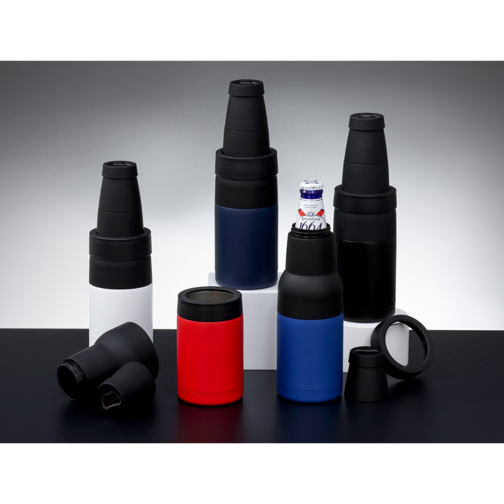 Copo Térmico Multiuso Inox, Porta Long Neck, Porta Lata, Abridor em Oferta na Shopee