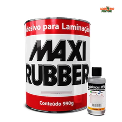 Adesivo Para Laminação 990g + Catalisador Maxi Rubber