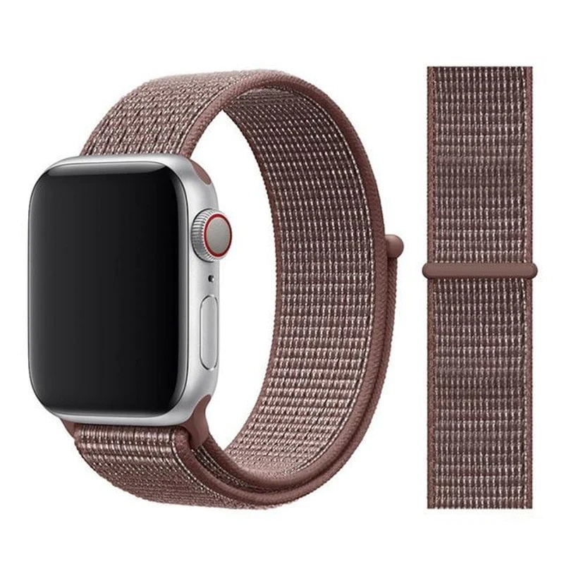 Pulseira Esportiva Smartwatch Nylon Loop Apple Watch 42/44/45/49mm 38/40/41mm Series 1 2 3 4 5 6 7 8 9,Ultra e IWO 8, 9