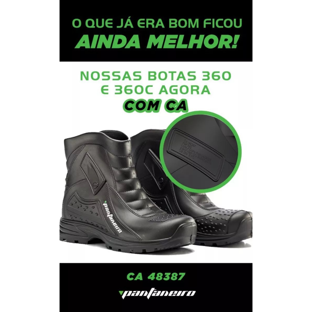 Bota De Chuva Motoqueiro Pantaneiro 100% ImpermeaveL