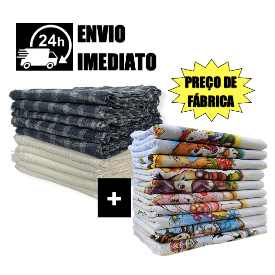 kit 10 PANOS - PANOS DE PRATO E PANOS DE CHÃO ( ÓTIMO TAMANHO ) **MELHOR PREÇO** em Oferta na Shopee
