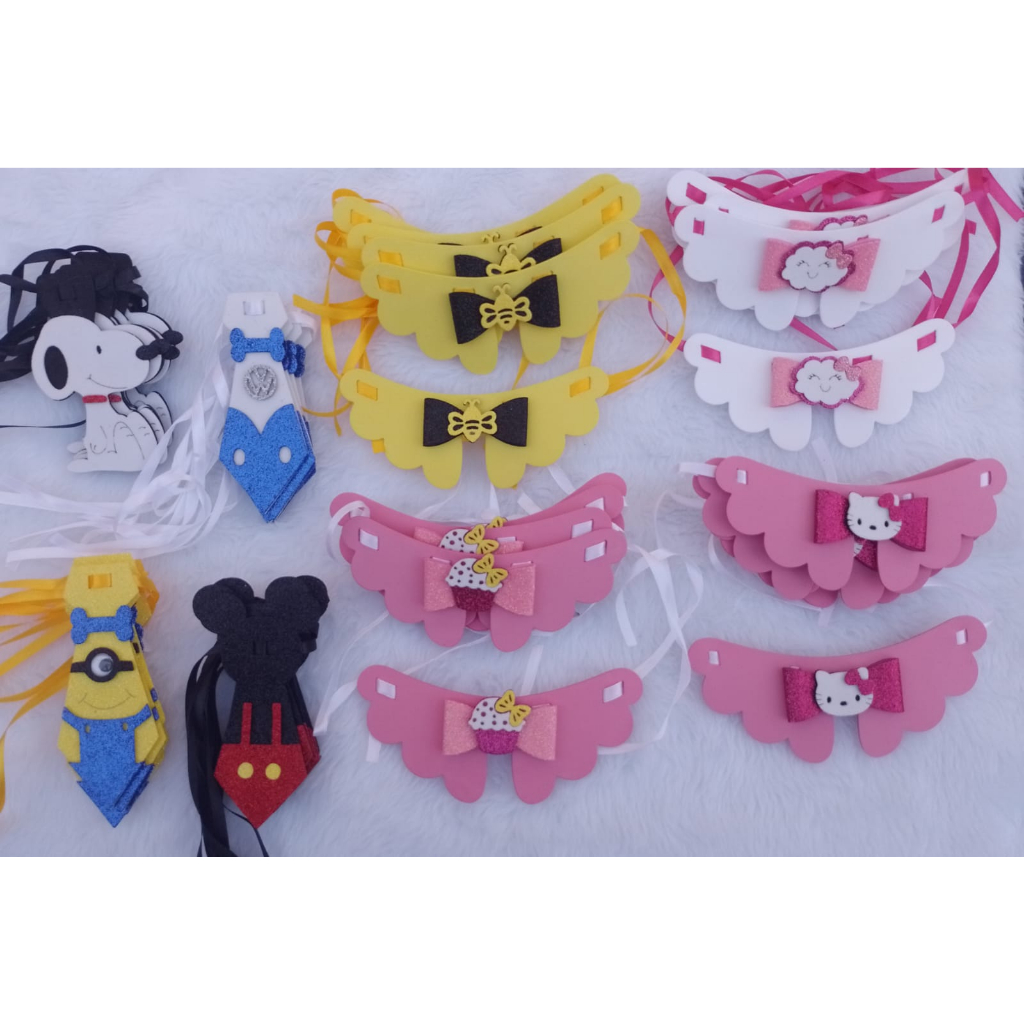 Kit Pet Shop Com 20 Gravatas Pet + 20 Gargantilhas Pet - Eva