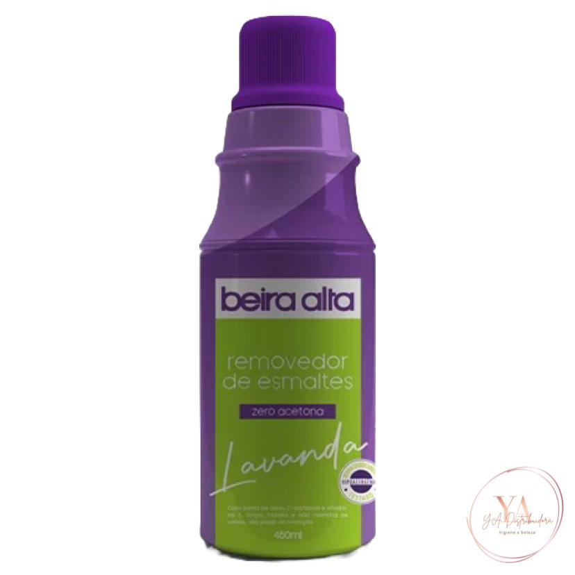 Removedor de Esmaltes Zero Acetona Lavanda Beira Alta - 450ml