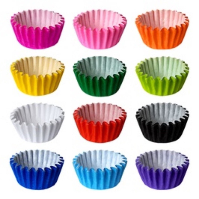 Forminha para Brigadeiro n6 100 unidades - Diversas cores