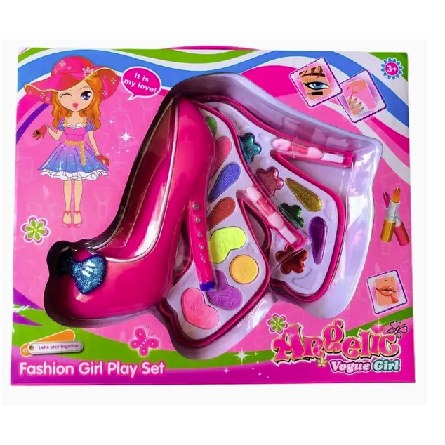 Kit Maleta Maquiagem Infantil Make Sapato - Coroa Beleza e Acessórios Envio Rápido - Toy King