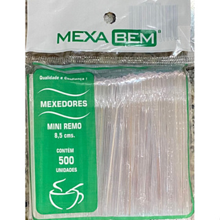 Mexedor remo para café , cappucino e bebidas - 8,5 cm ( pc com 500 ) em Oferta na Shopee