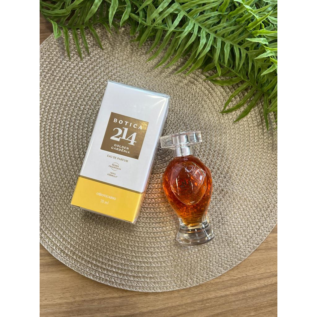 Perfume femino Botica 214 Gardenia golden 75ml |O boticário