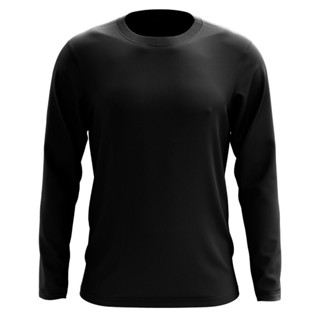 Camisa Masculina Manga Longa Malha Fria Camiseta Academia