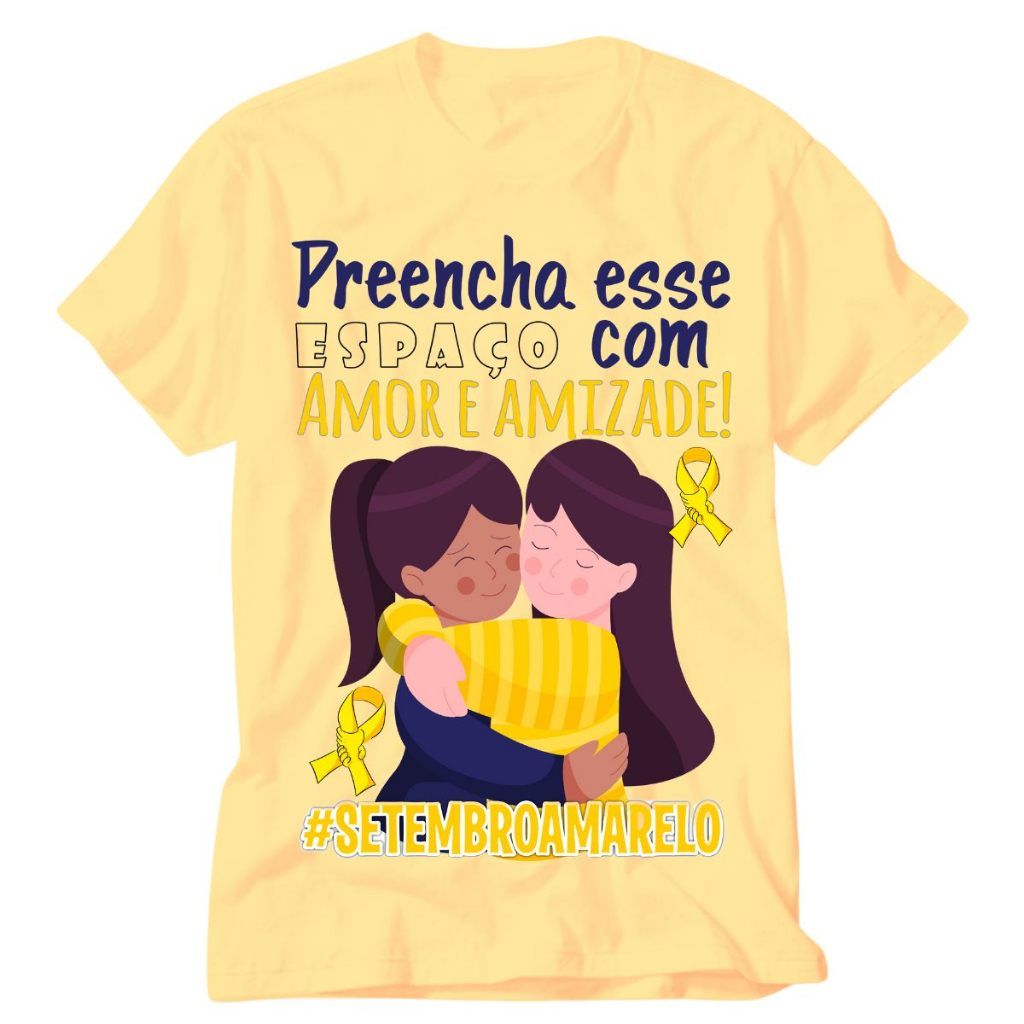 Camiseta Setembro Amarelo Acredite Voce E Mais Forte — imagem 2 de 2