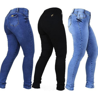 KIT 2 Calça Jeans Feminina Lycra Slim direta da fbrica