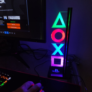 Luminária de Mesa Gamer LED Playstation Xbox Nintendo em Oferta na Shopee