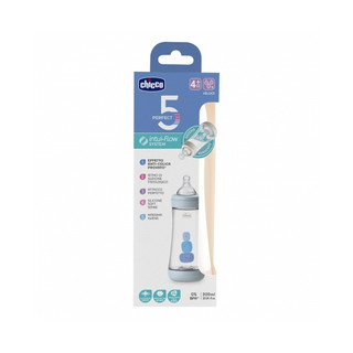 Mamadeira Perfect5 300ML Fluxo Ráp Sortido - Chicco em Oferta na Shopee
