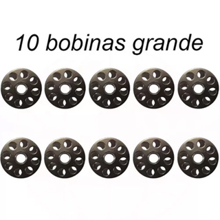 10 Bobina Grande Ferro Furada Máquina Reta Transporte Duplo em Oferta na Shopee
